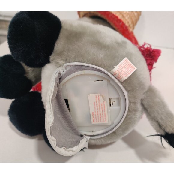 PBC Christmas Cisco Donkey in Straw Hat Mexican Outfit Poncho Plush Moves READ - Picture 10 of 14